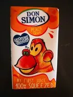 Mängden socker i Peach grape juice