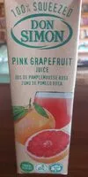 Mängden socker i Zumo de pomelo rosa