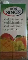 Mängden socker i Multivitaminas 2L Don Simón