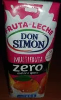 Mängden socker i Fruta + leche