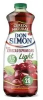 Mängden socker i Bebida cereza natural light con cerezas exprimidas