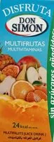 Mängden socker i Don Simon Multifrutas
