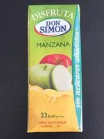 Mängden socker i Disfruta manzana