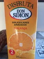 Mängden socker i Néctar de naranja