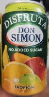Mängden socker i Disfruta Tropical Don Simon