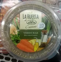 Mängden socker i La huerta de Don Simon- Cremas Verduras