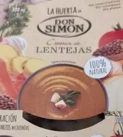 Mängden socker i Crema de lentejas