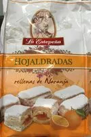 Mängden socker i Hojaldradas relkebas de naranja
