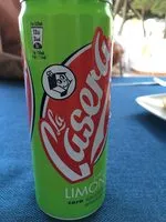 Mängden socker i La casera sabor limón cero azúcares