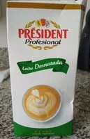 Mängden socker i President profesional, leche desnatada
