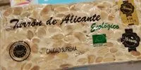 Mängden socker i Turrón de Alicante