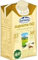 Mängden socker i Suprema go, vainilla caramelizada