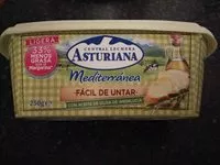 Mängden socker i Mantequilla mediterránea con aceite de oliva