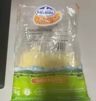 Mängden socker i Queso mozzarella rallado