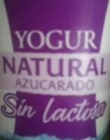 Mängden socker i Yogur natural azucarado sin lactosa