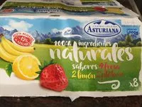 Mängden socker i Yogures sabores, fresa, limón, plátano