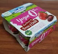 Mängden socker i Yogur 0% con trozos de fresa y dátil
