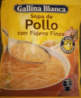 Mängden socker i Sopa de pollo con fideos finos