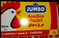 Mängden socker i Bouillon de Poulet
