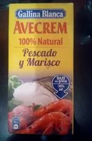 Mängden socker i Avecrem pescado y marisco