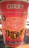 Mängden socker i Yatekomo curry