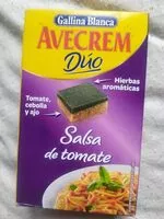 Mängden socker i Dúo caldo para salsa de tomate