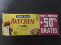 Mängden socker i Avecrem Pollo