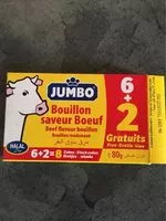 Mängden socker i Bouillon saveur boeuf