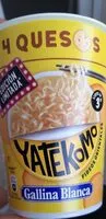 Mängden socker i Yatekomo fideos orientales instantáneos 4 quesos vaso 80 g