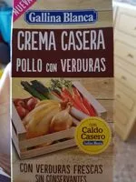 Mängden socker i crema casera de pollo