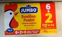 Mängden socker i Bouillon de poulet
