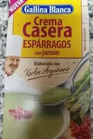 Mängden socker i Crema casera de espárragos
