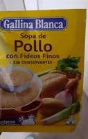 Mängden socker i Sopa de pollo con fideos finos