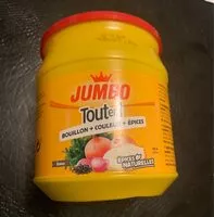 Mängden socker i Jumbo tout en 1 bouillon +couleur + epice