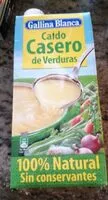 Mängden socker i Caldo casero de verduras