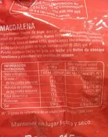 Mängden socker i Magdalenas reina + formato ahorro