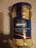 Mängden socker i Espárragos blancos cortos extra medio