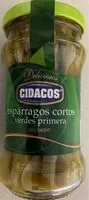 Mängden socker i Esparragos cortos verdes primavera