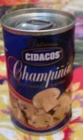 Mängden socker i Champiñón laminado extra Cidacos