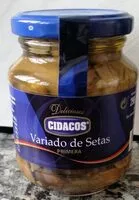 Mängden socker i Variado de setas