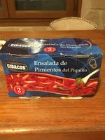 Mängden socker i Ensalada de pimientos del piquillo