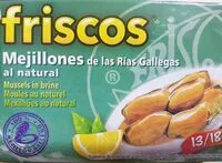 Mängden socker i Mejillones al natural