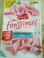 Mängden socker i Finissimas, jamón cocido extra
