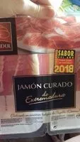 Mängden socker i Jamón serrano medias lonchas sin gluten sin lactosa