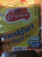 Mängden socker i Salchichas Frankfurt Campofrio Pavo 140GRS