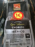 Mängden socker i Chorizo iberico