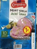 Mängden socker i Mortadela con aceitunas