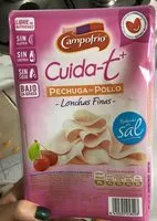 Mängden socker i Cuida-t+ pechuga de pollo