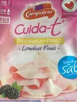 Mängden socker i Cuida-t+ pechuga de pavo