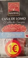 Mängden socker i Caña de lomo curado -menos de sal lonchas sin